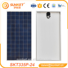 Panneau solaire poly élevé du rendement 335W pour le système de picovolte de picovolte avec l&#39;OIN, TUV, CE